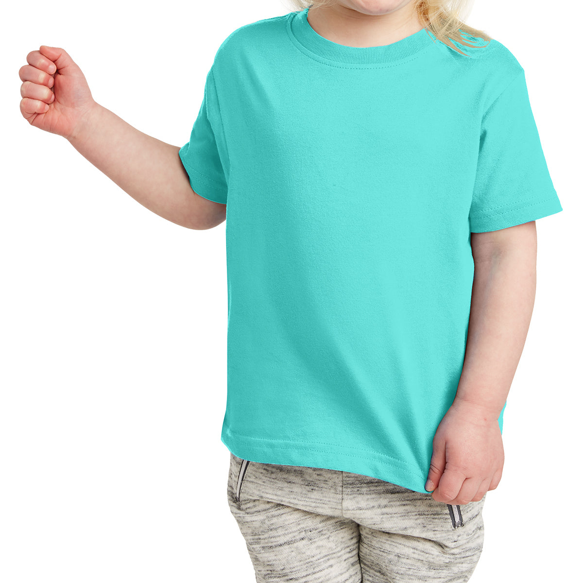 Toddler Fine Jersey Tee - Caribbean