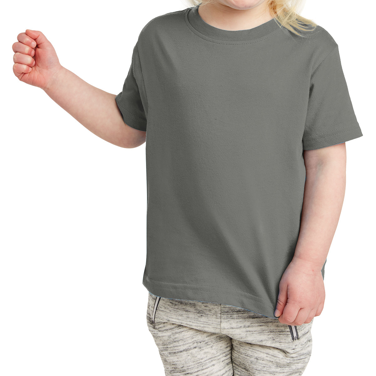 Toddler Fine Jersey Tee - Charcoal