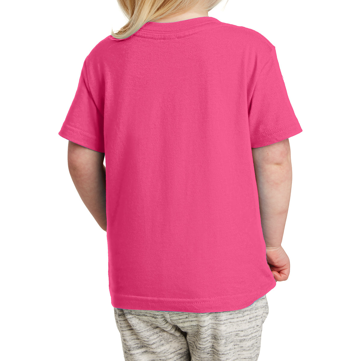 Toddler Fine Jersey Tee - Hot Pink