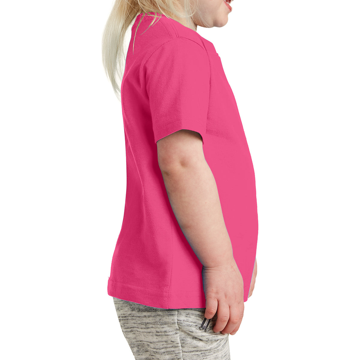 Toddler Fine Jersey Tee - Hot Pink