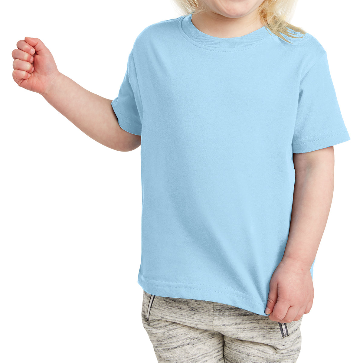 Toddler Fine Jersey Tee - Light Blue
