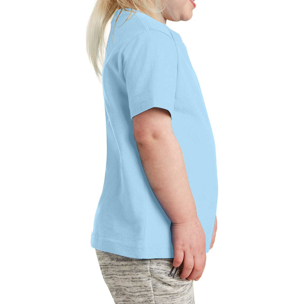 Toddler Fine Jersey Tee - Light Blue