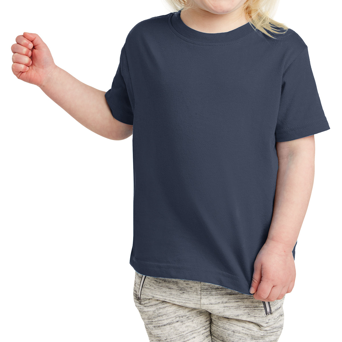 Toddler Fine Jersey Tee - Navy