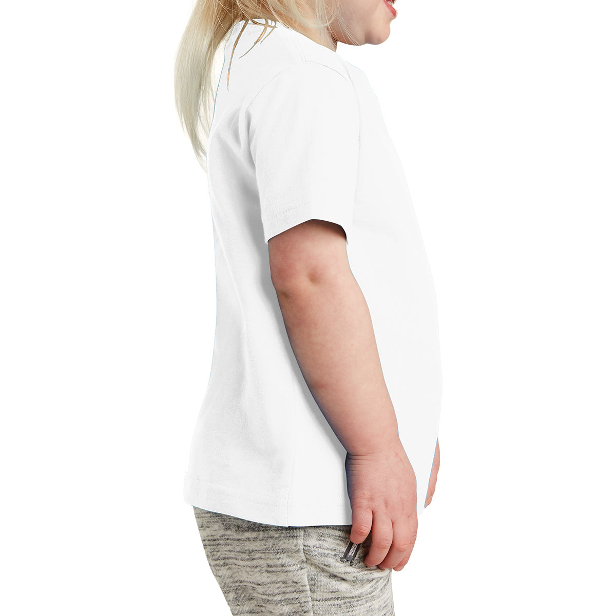 Toddler Fine Jersey Tee - White