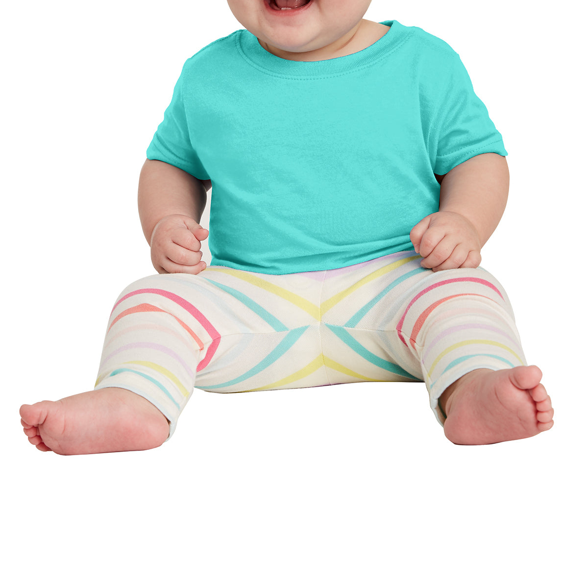Infant Fine Jersey Tee - Caribbean
