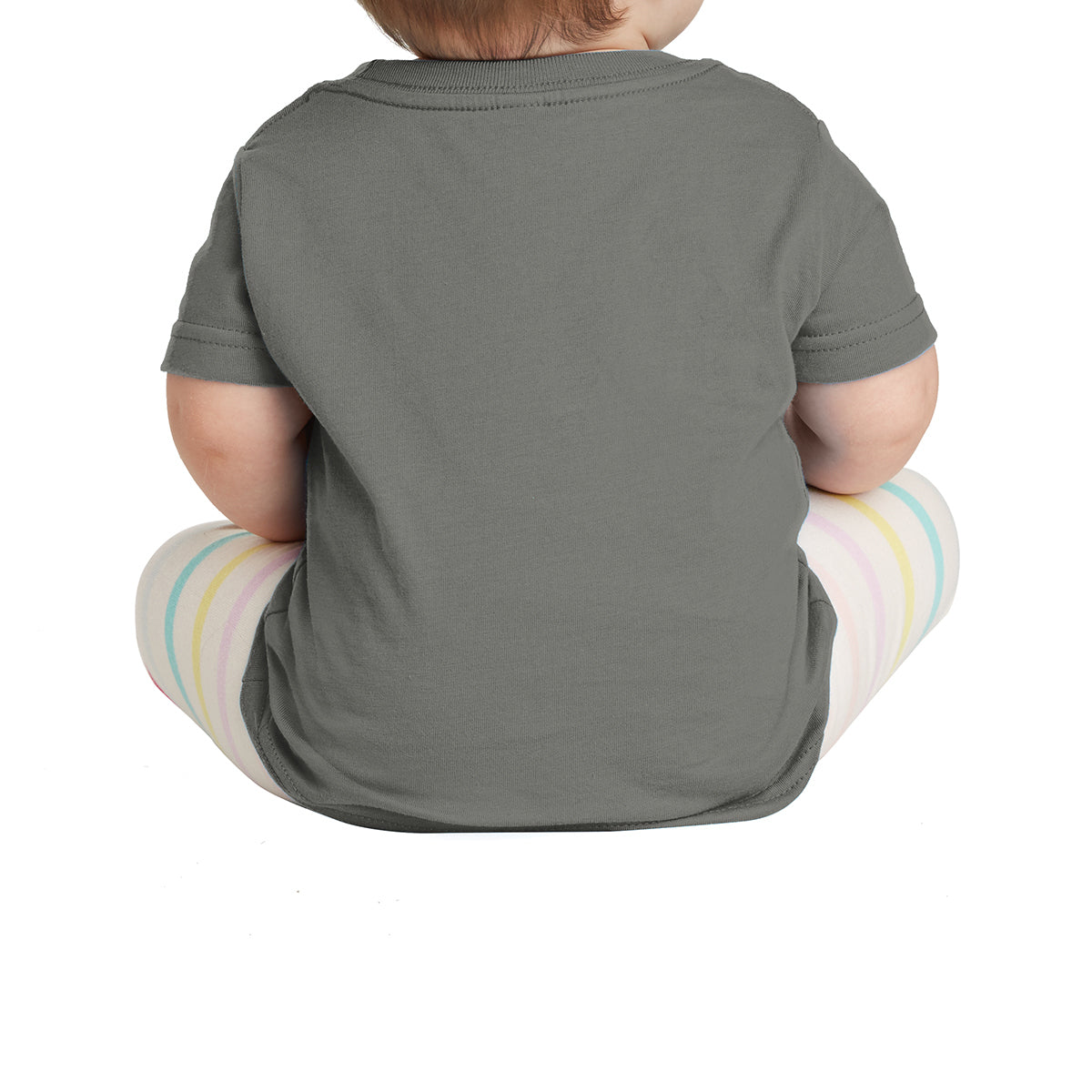 Infant Fine Jersey Tee - Charcoal