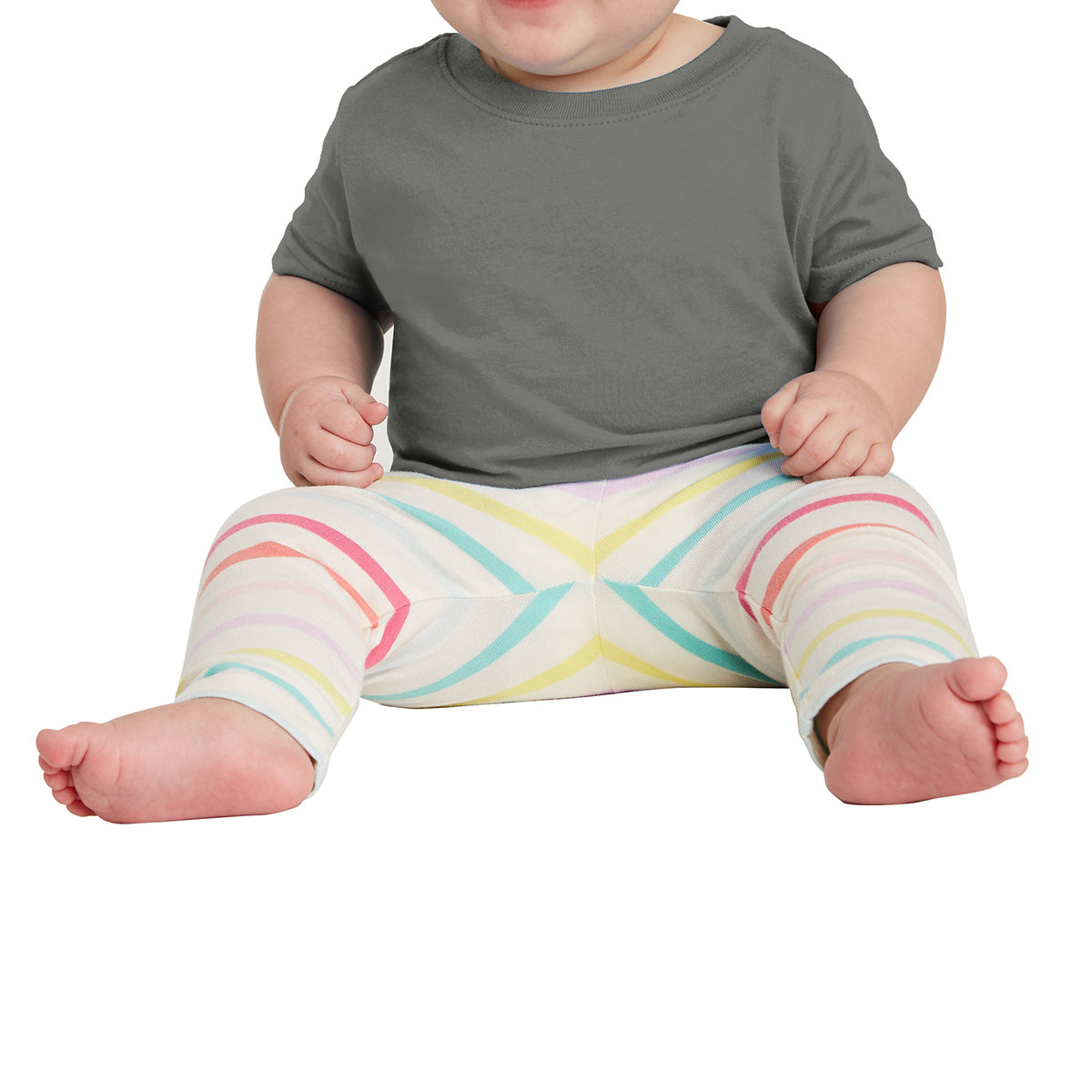 Infant Fine Jersey Tee - Charcoal
