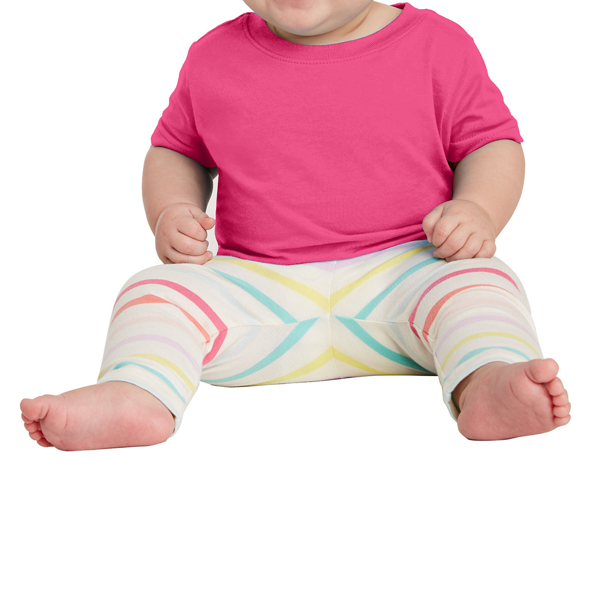 Infant Fine Jersey Tee - Hot Pink