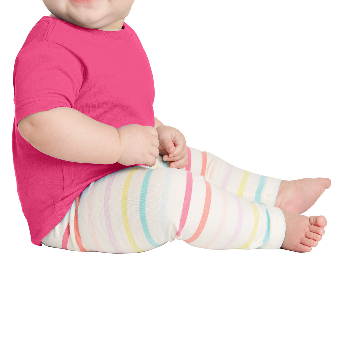 Infant Fine Jersey Tee - Hot Pink