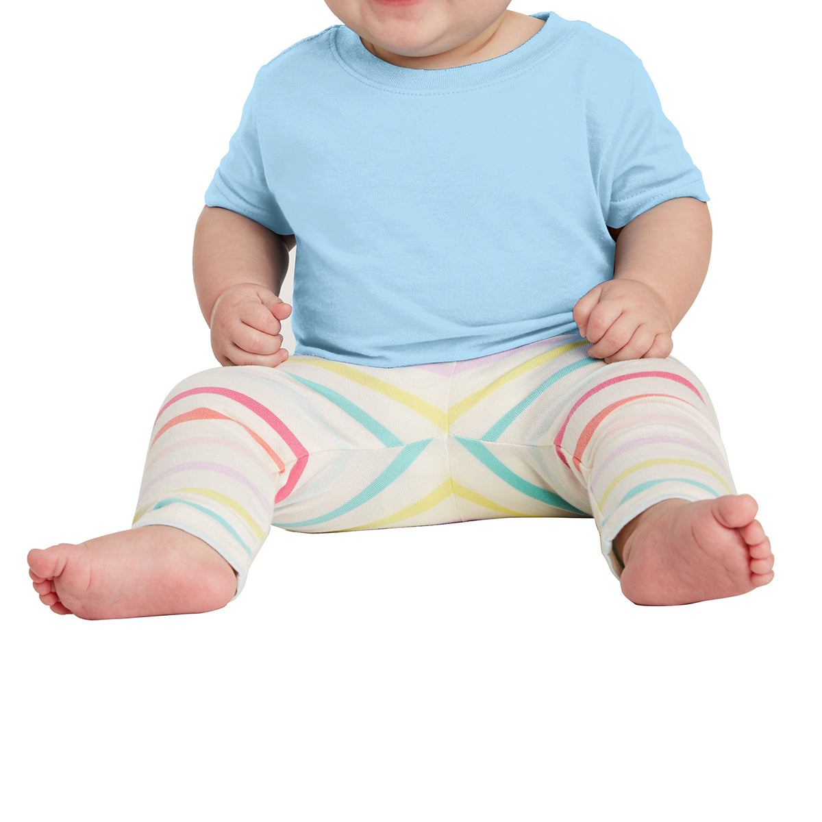 Infant Fine Jersey Tee - Light Blue