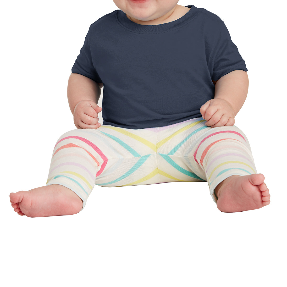 Infant Fine Jersey Tee - Navy