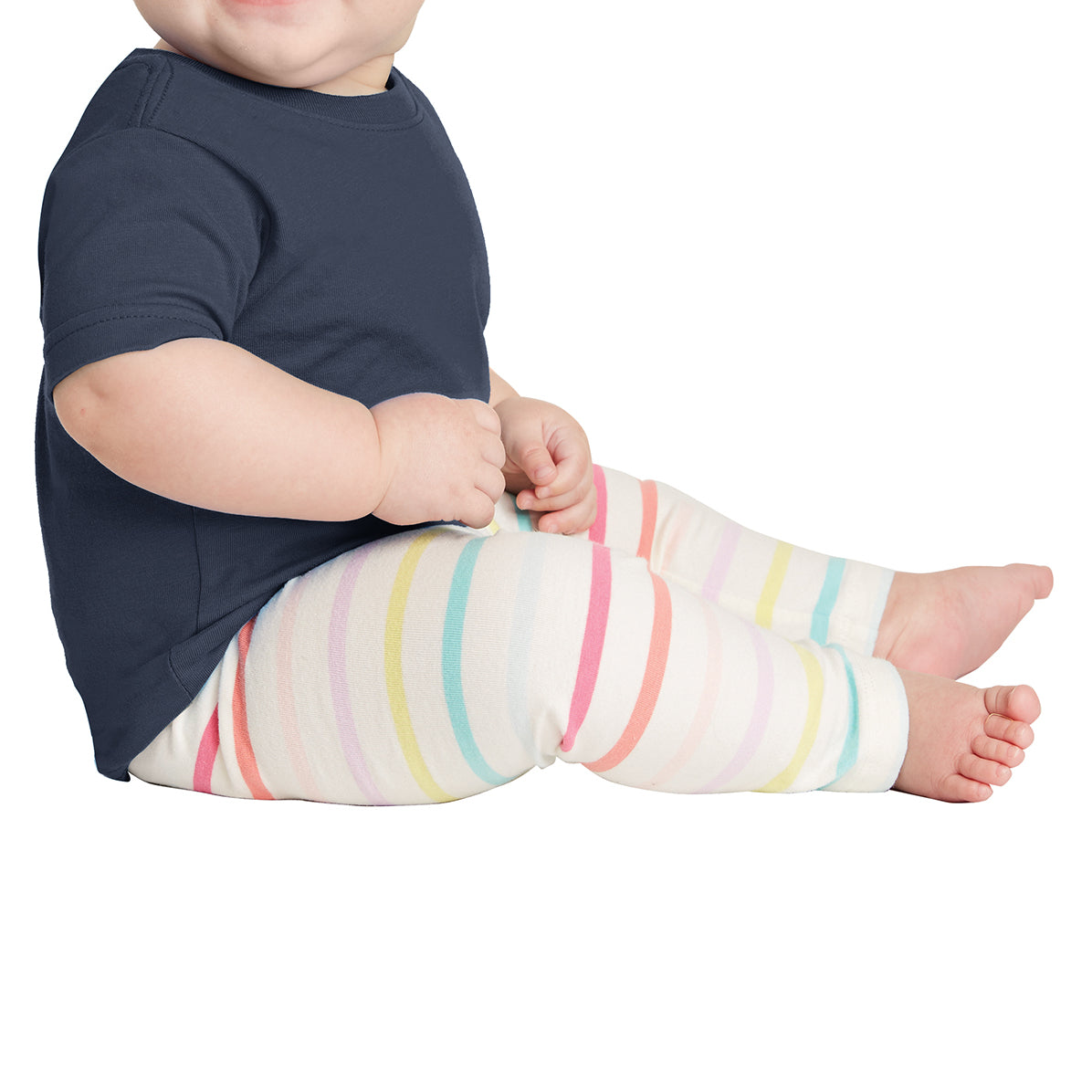 Infant Fine Jersey Tee - Navy