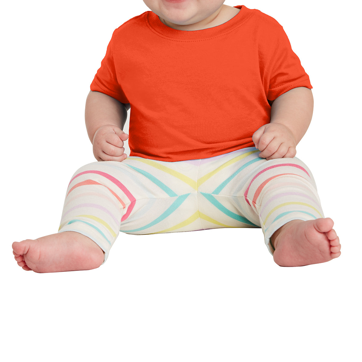 Infant Fine Jersey Tee - Orange