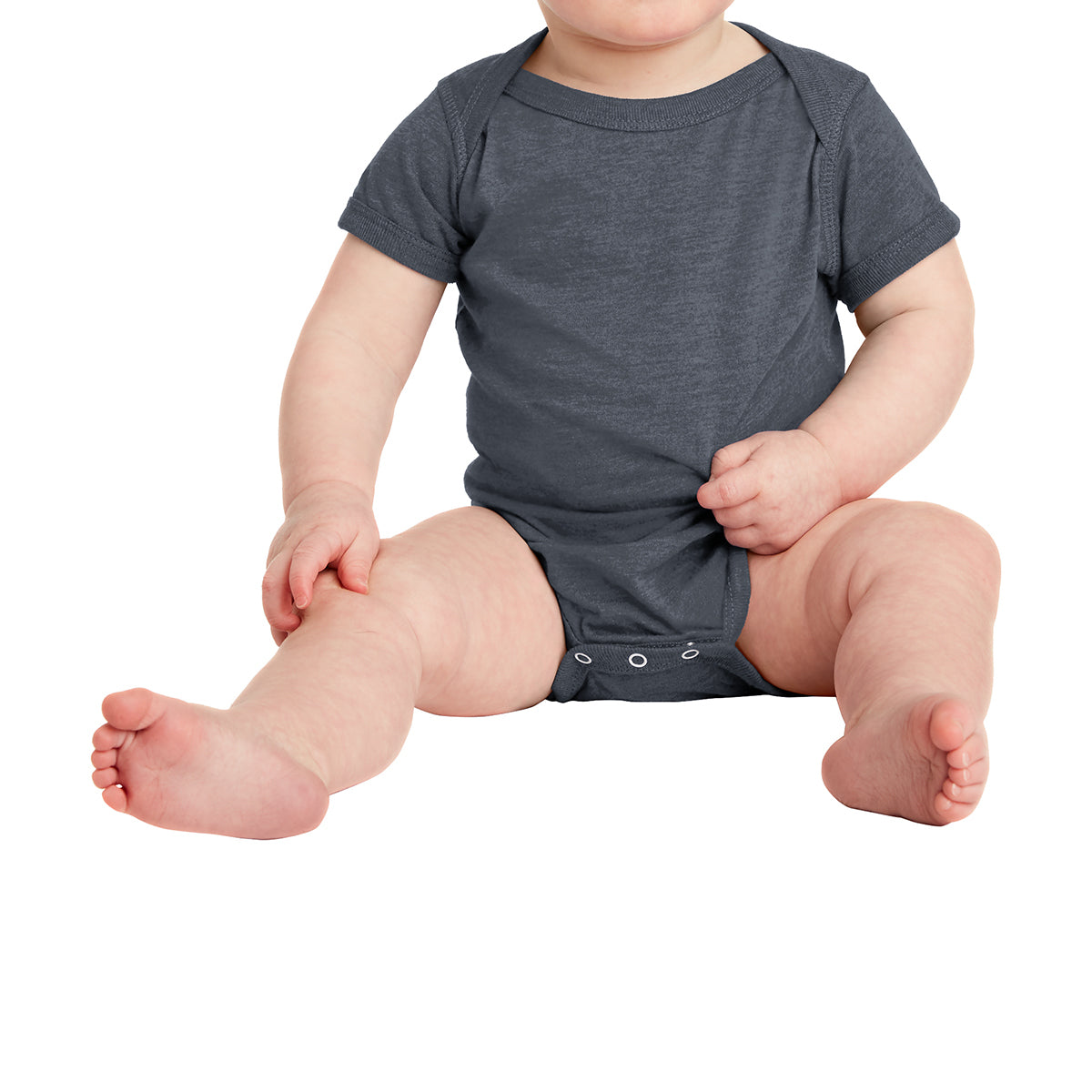 Infant Vintage Fine Jersey Bodysuit - Vintage Navy