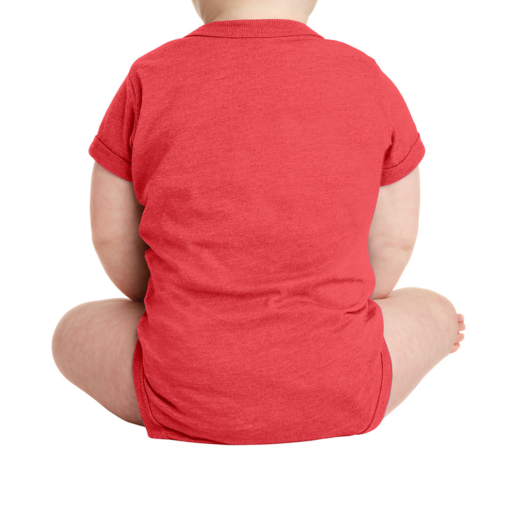 Infant Vintage Fine Jersey Bodysuit - Vintage Red