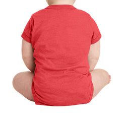 Infant Vintage Fine Jersey Bodysuit - Vintage Red