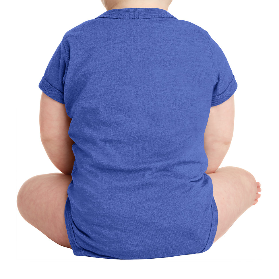 Infant Vintage Fine Jersey Bodysuit - Vintage Royal
