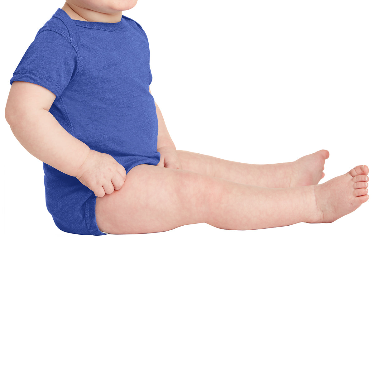 Infant Vintage Fine Jersey Bodysuit - Vintage Royal