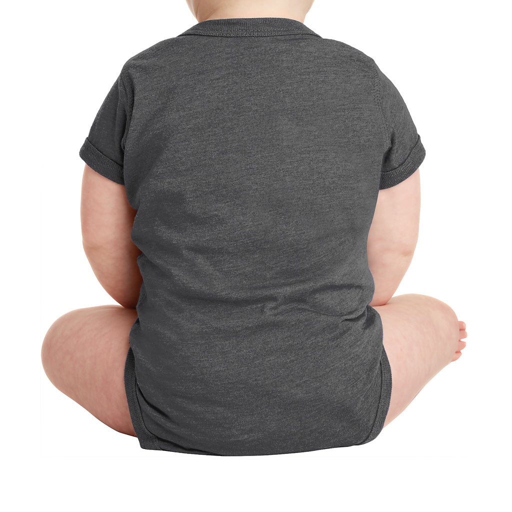 Infant Vintage Fine Jersey Bodysuit - Vintage Smoke