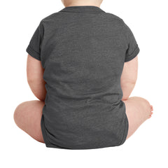 Infant Vintage Fine Jersey Bodysuit - Vintage Smoke