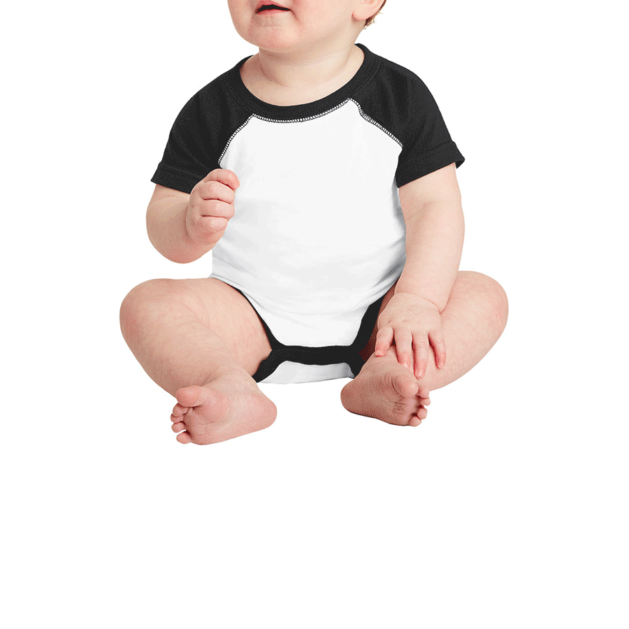 Infant Baseball Fine Jersey Bodysuit