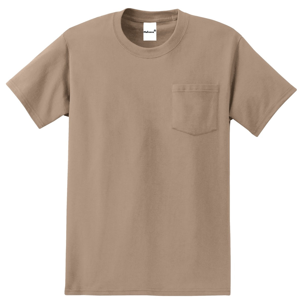 Men's Essential T Shirt with Pocket Sand