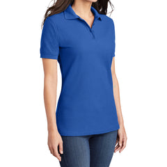 Women's Classic Short Sleeve Core Blend Pique Polo T-shirt