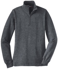 Mafoose Women's 1/4 Zip Sweatshirt Graphite Heather-Front