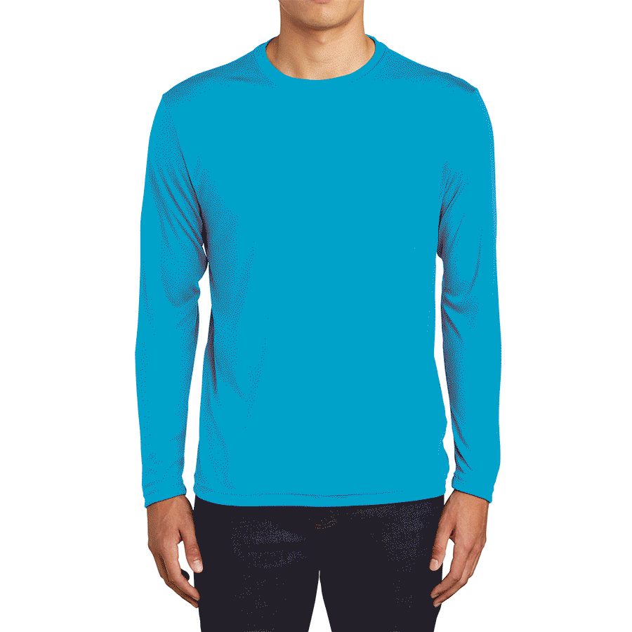 Men’s Long Sleeve Moisture Wicking Athletic Shirt