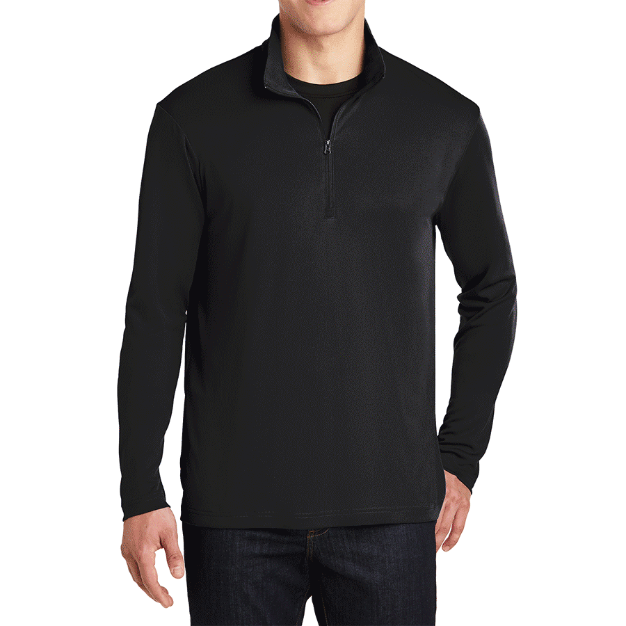 Men's Long Sleeves PosiCharge Competitor Cadet Collar 1/4-Zip Pullover