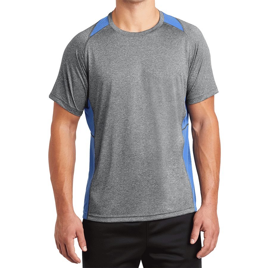 Men's Heather Colorblock Contender Tee