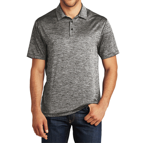 Men's PosiCharge Electric Heather Polo