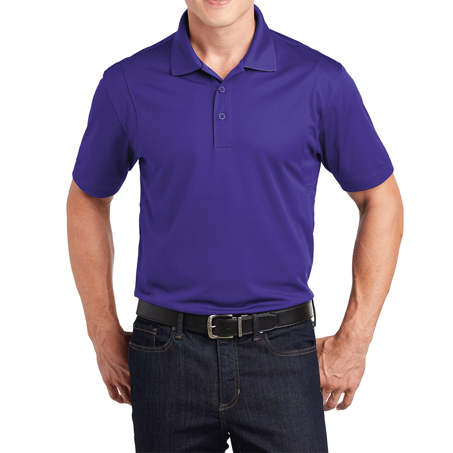 Men's Short Sleeve Moisture-Wicking Micropique Sport Wick Classic Polo T-shirt