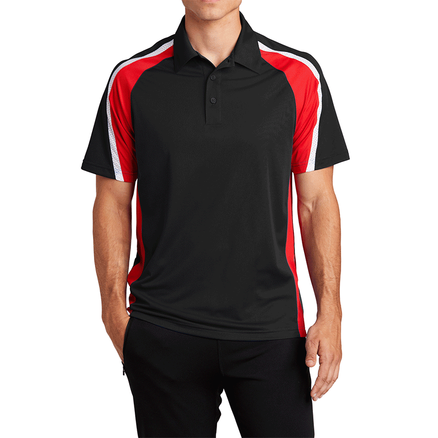 Men's Tricolor Micropique Sport-Wick Polo