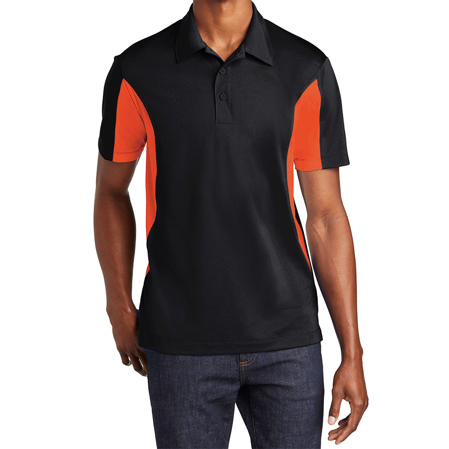 Men's Sport-Tek Side Blocked Micropique Sport-Wick Polo