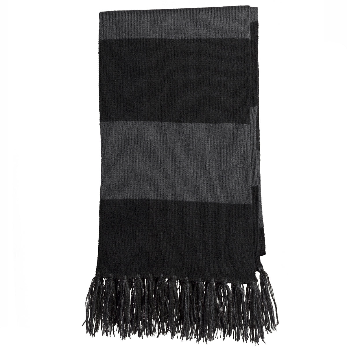 Spectator Scarf - Black/ Iron Grey
