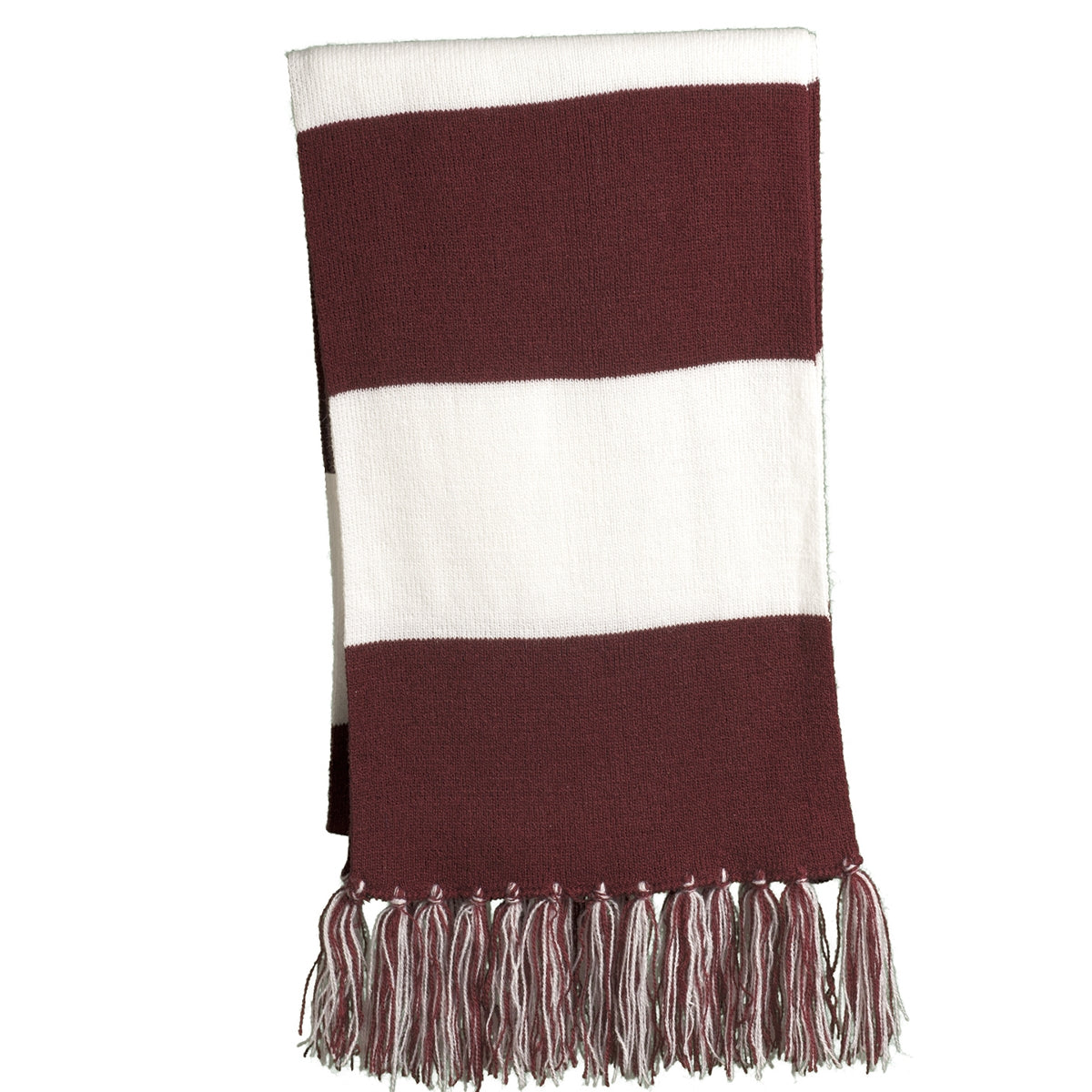 Spectator Scarf - Maroon/ White