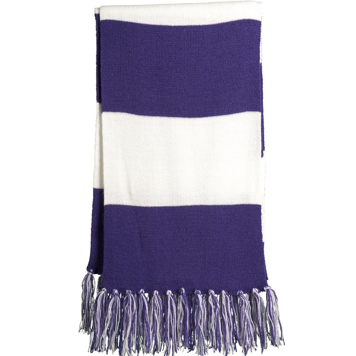 Spectator Scarf - Purple/ White