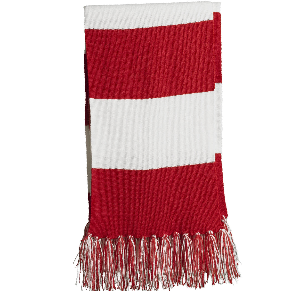 Spectator Scarf - True Red/ White