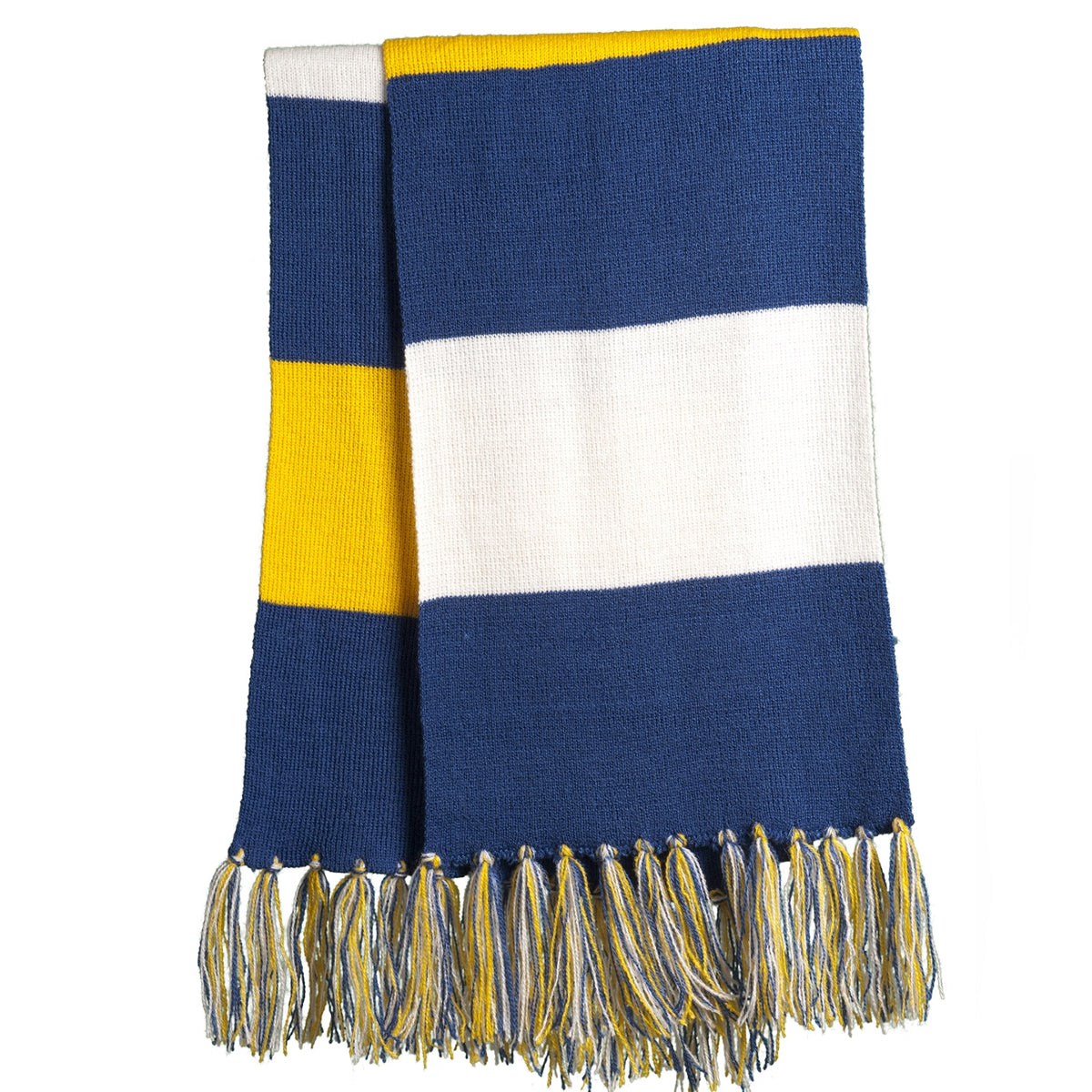 Spectator Scarf - True Royal/ Gold/ White