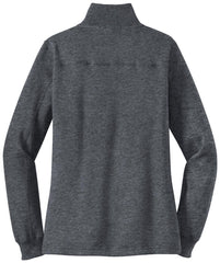 Mafoose Women's 1/4 Zip Sweatshirt Graphite Heather-Back