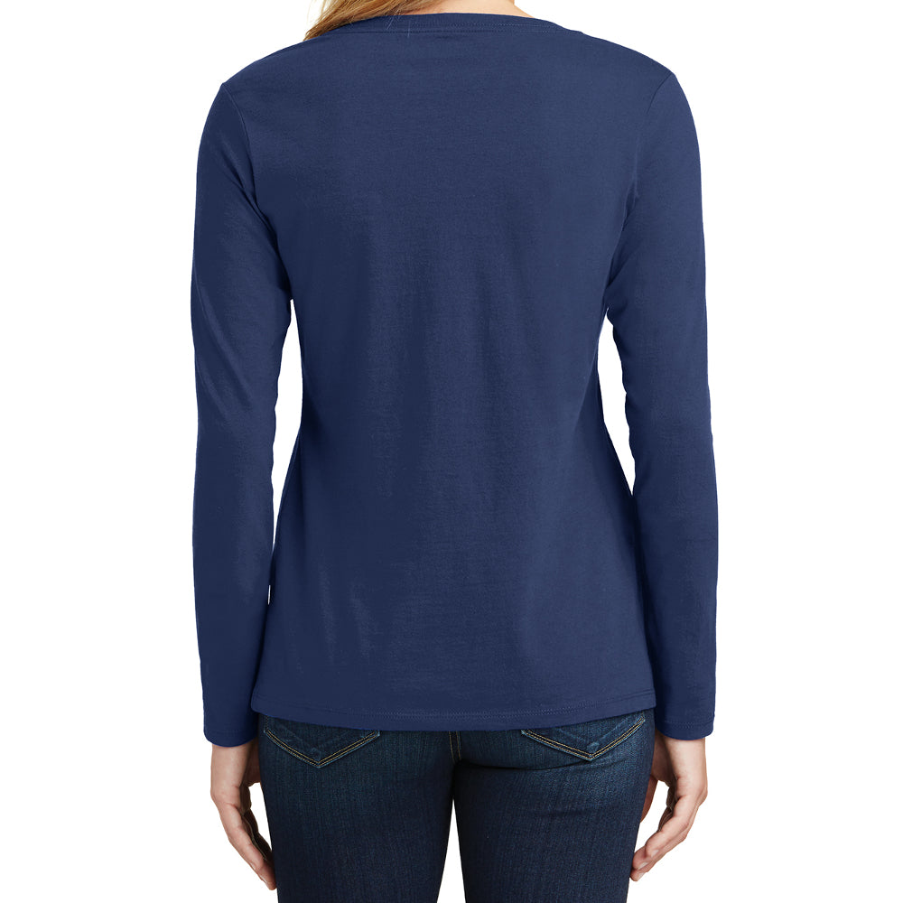 Women's Long Sleeve Fan Favorite V-Neck Tee