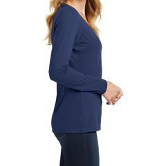 Women's Long Sleeve Fan Favorite V-Neck Tee