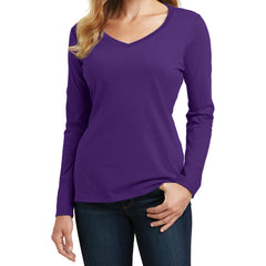 Women's Long Sleeve Fan Favorite V-Neck Tee