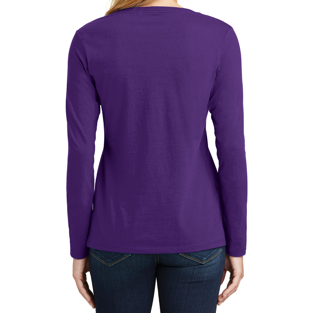 Women's Long Sleeve Fan Favorite V-Neck Tee