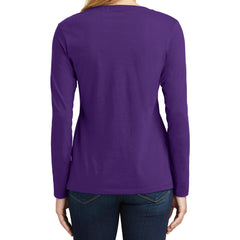 Women's Long Sleeve Fan Favorite V-Neck Tee