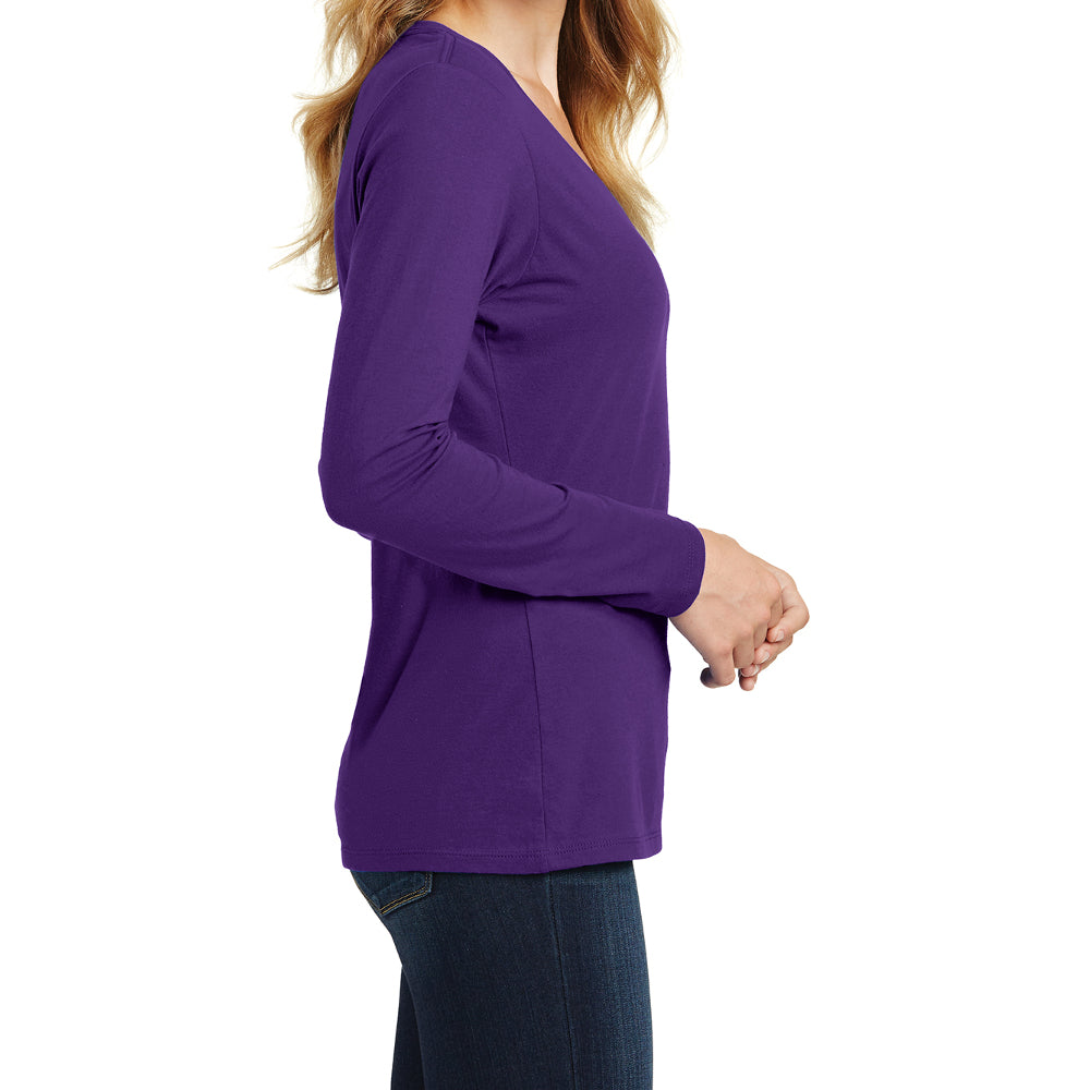 Women's Long Sleeve Fan Favorite V-Neck Tee