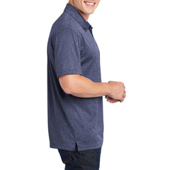 Men's Short Sleeve Moisture-Wicking Heather Contender Polo T-shirt