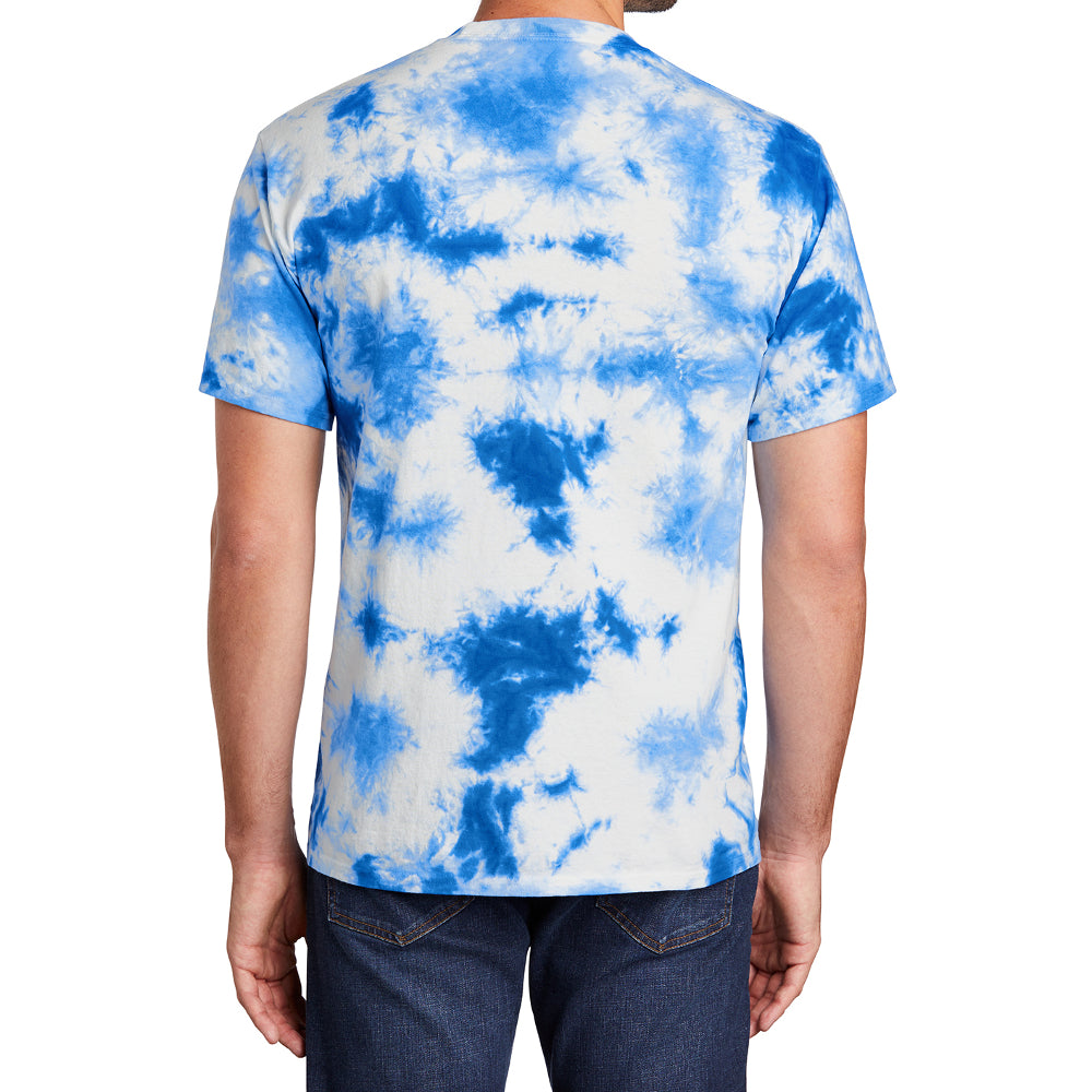 Men's Crystal Tie-Dye Tee True Royal