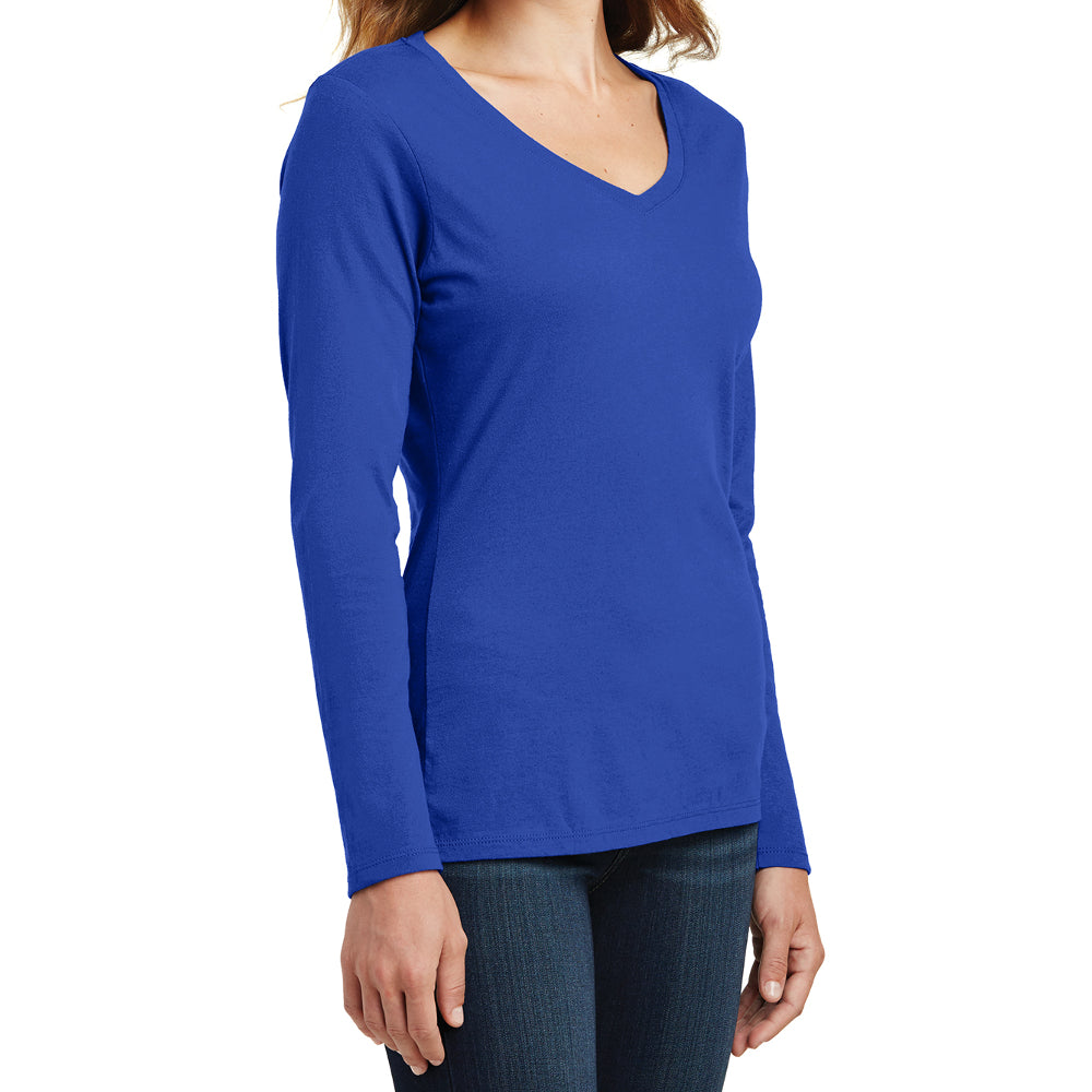 Women's Long Sleeve Fan Favorite V-Neck Tee